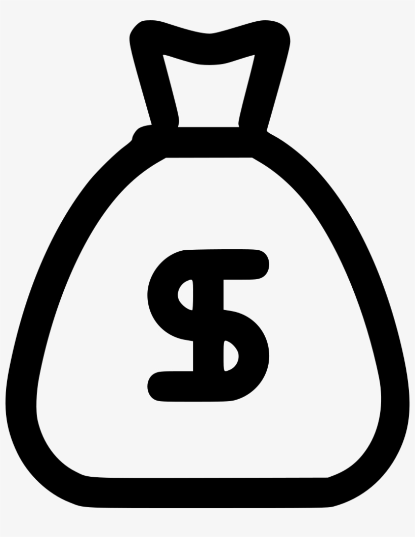 Dollar Money Bag - Bag, transparent png #2613048