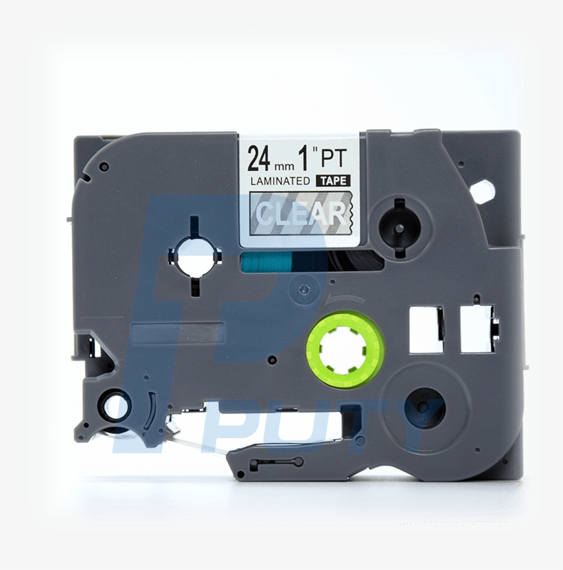 10 Packs Tze 155 24mm White On Clear Tz 155 Compatible - Mighty Tronics Hartwii Black On White Cassette Compatible, transparent png #2613264