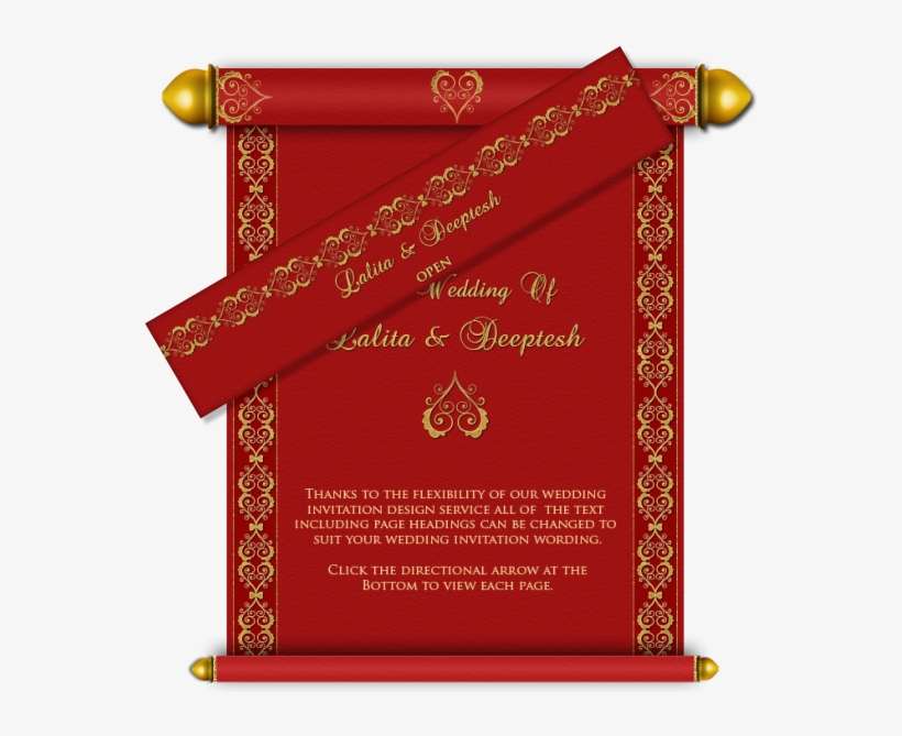 Border Designs For Indian Wedding Cards Wwwimgkidcom - Hindu Wedding Invitation Card Design, transparent png #2614073