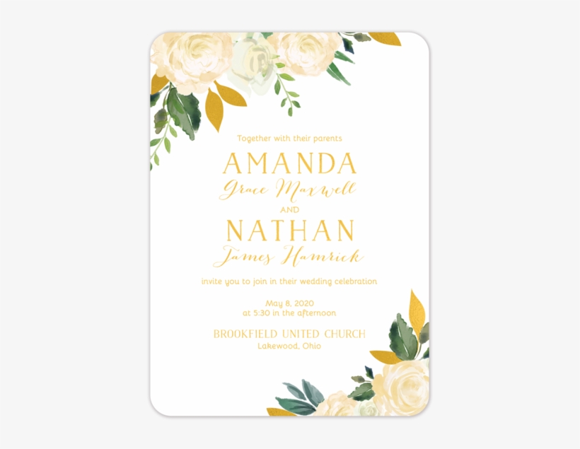 Wedding Invitation, transparent png #2614767