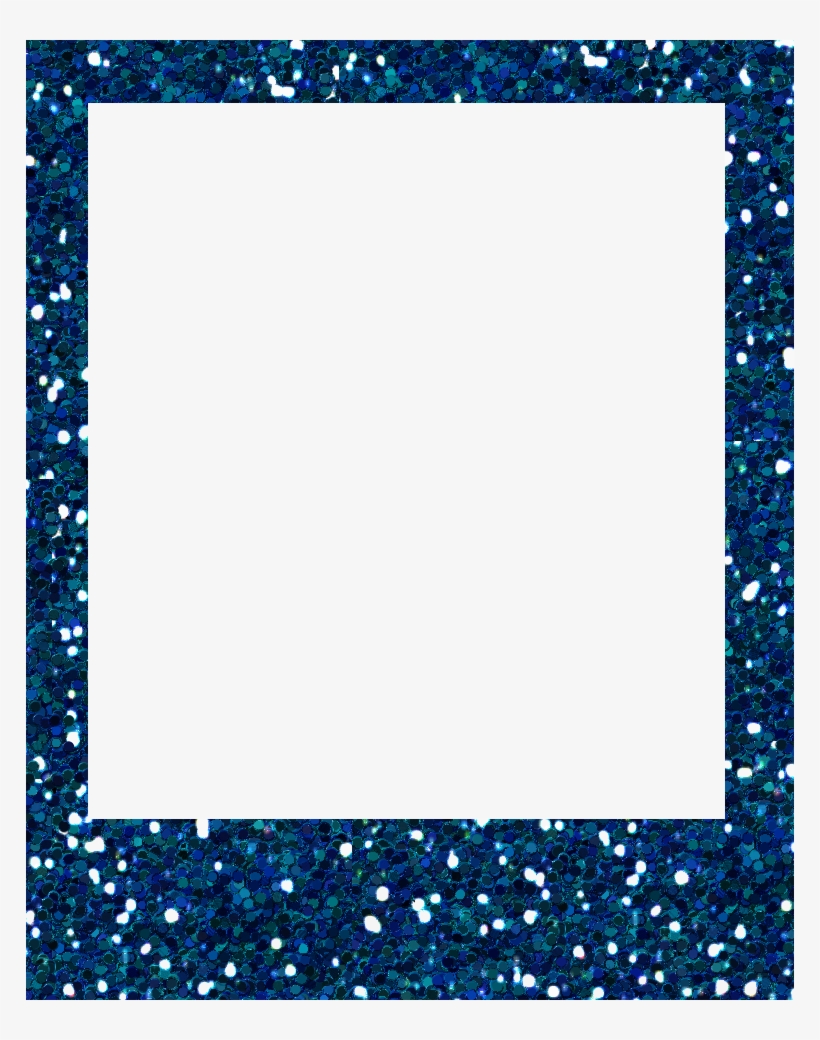 Blue Polaroid Frame Transparent, transparent png #2614795