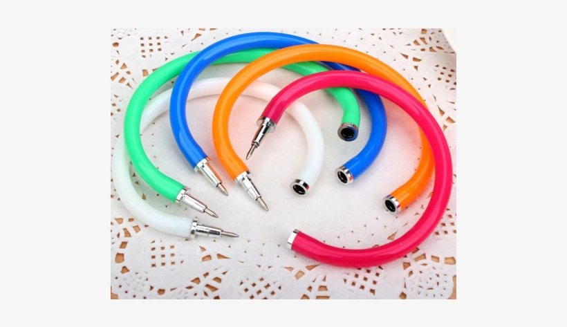 Plastic Bangle Pen Cartoon Hot Circlet Wristlet Bracelet, transparent png #2615315