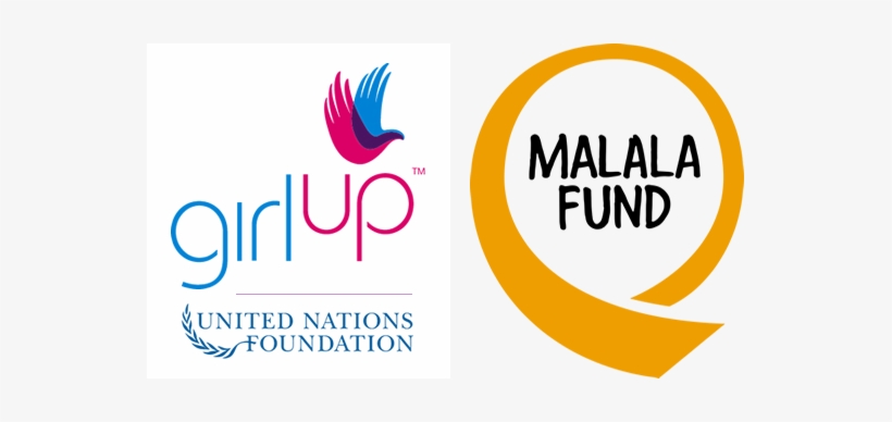 Girl Up Malala Fund Logo Lock Up - Girl Up Logo Transparent, transparent png #2615334