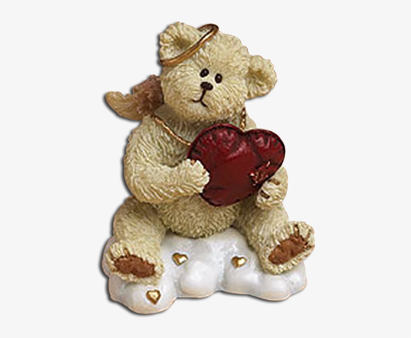 Boyds Lil Wing Valentines Bear Angel Huggy - Teddy Bear, transparent png #2615583