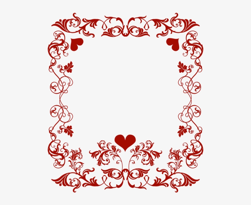 Valentine Teddy Bear Png Clipart - Valentines Day Border Clip Art, transparent png #2615611