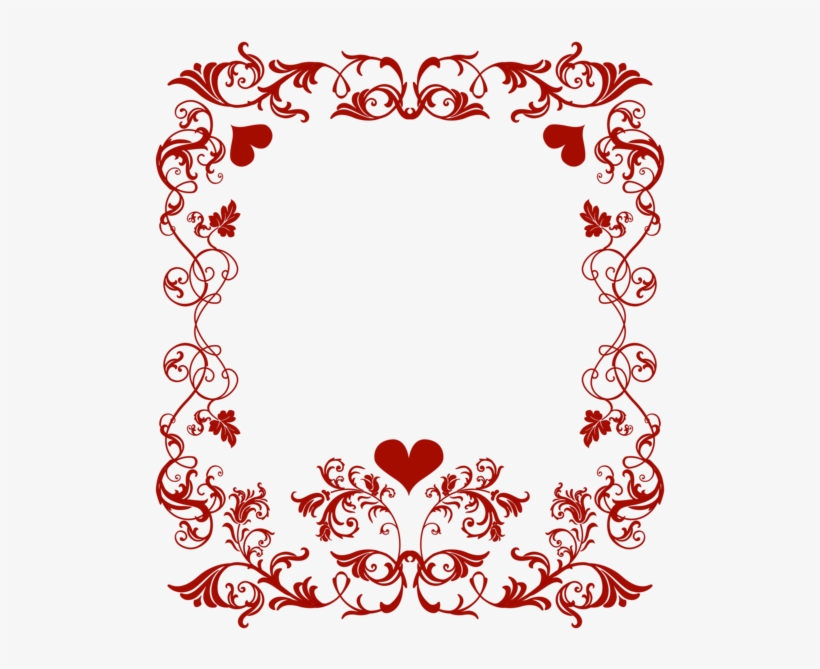 Valentine Teddy Bear Png Clipart - Valentines Day Border Clip Art, transparent png #2615611