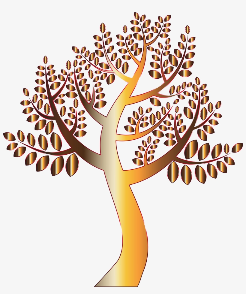 This Free Icons Png Design Of Simple Prismatic Tree, transparent png #2615714