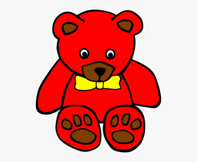 Valentine's Day Teddy Bear - Teddy Bear For Coloring, transparent png #2615750
