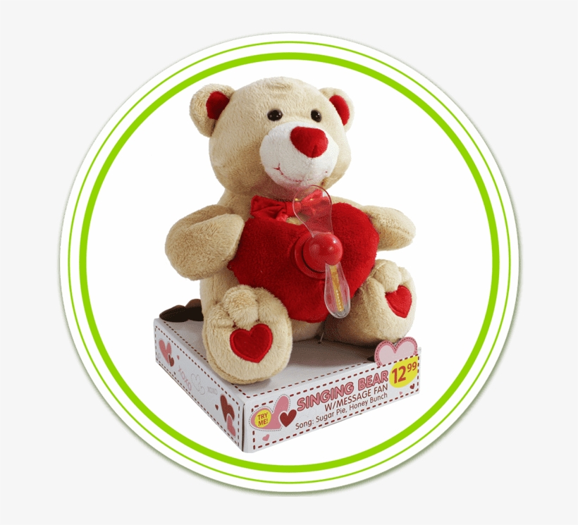 Valentines Bear Led Sound And Light Plush Sound & Light - Teddy Bear, transparent png #2615932
