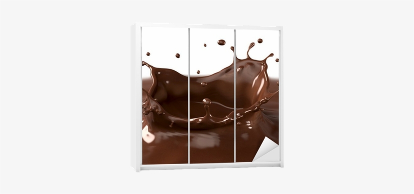 Hot Chocolate Splash, Isolated On White Background - Chocolate Splash Background, transparent png #2616387