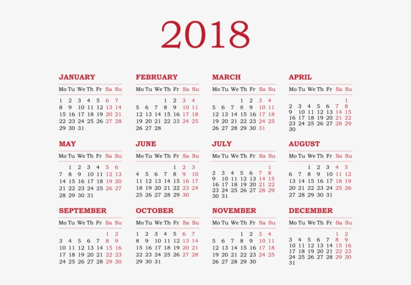 Banner Black And White Download Pin By Erzs Bet Szil - Calendar 2018 High Resolution, transparent png #2616554