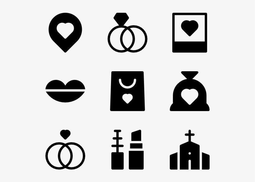 Wedding 50 Icons - Couple Icon Transparent Background, transparent png #2616999