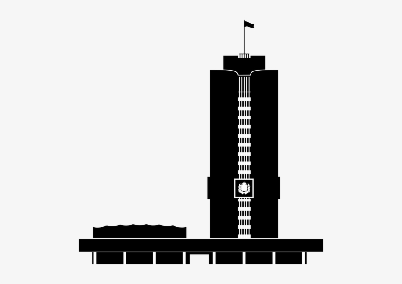 Free Government Public Domain Vectors - Primorsky Region Government Bw, transparent png #2617499