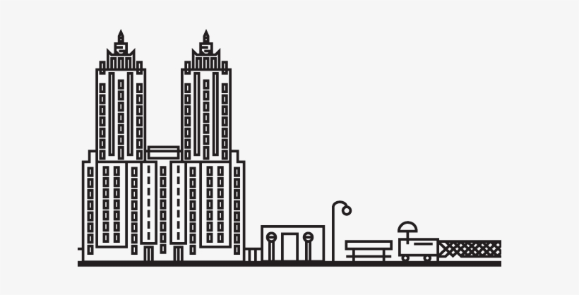 Residents Here Are The City's Most Reliable Voters, - Tower Block, transparent png #2617570