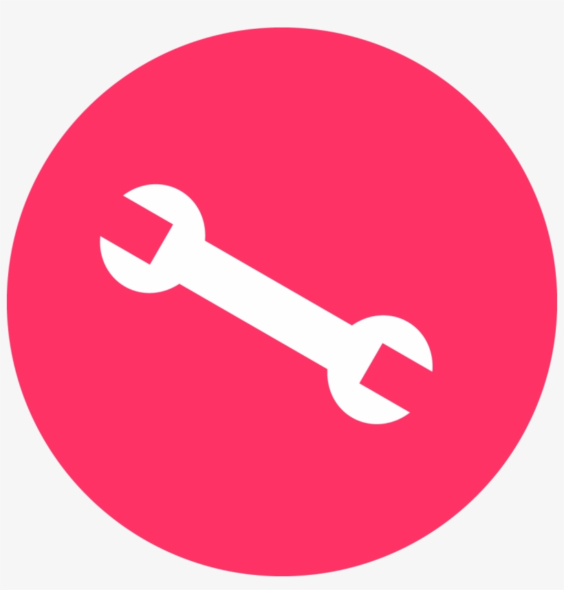 Add Ons - Spanner In Circle Symbol, transparent png #2617603