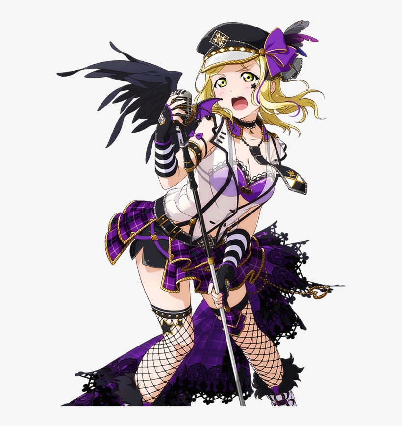 When These Girlfriends Match With Just Each Other And - Mari Ohara Punk Rock Cosplay, transparent png #2617818