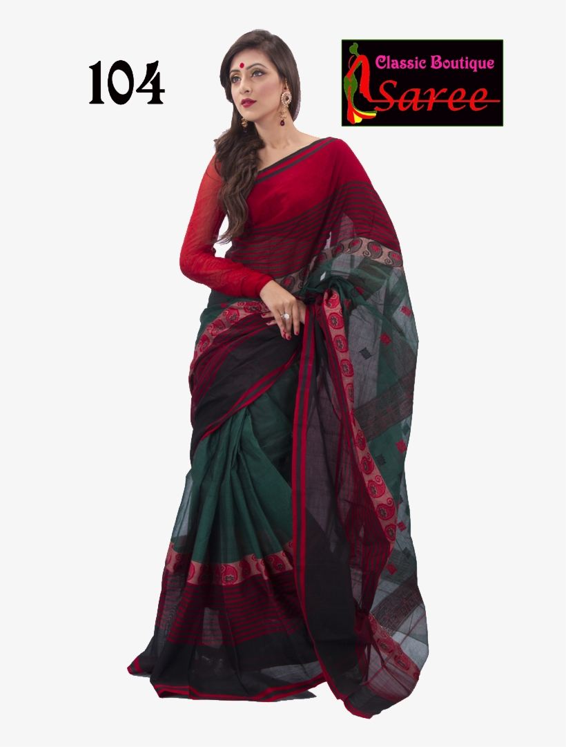 Hand Loom Tatt - Tant Saree Low Price, transparent png #2617926