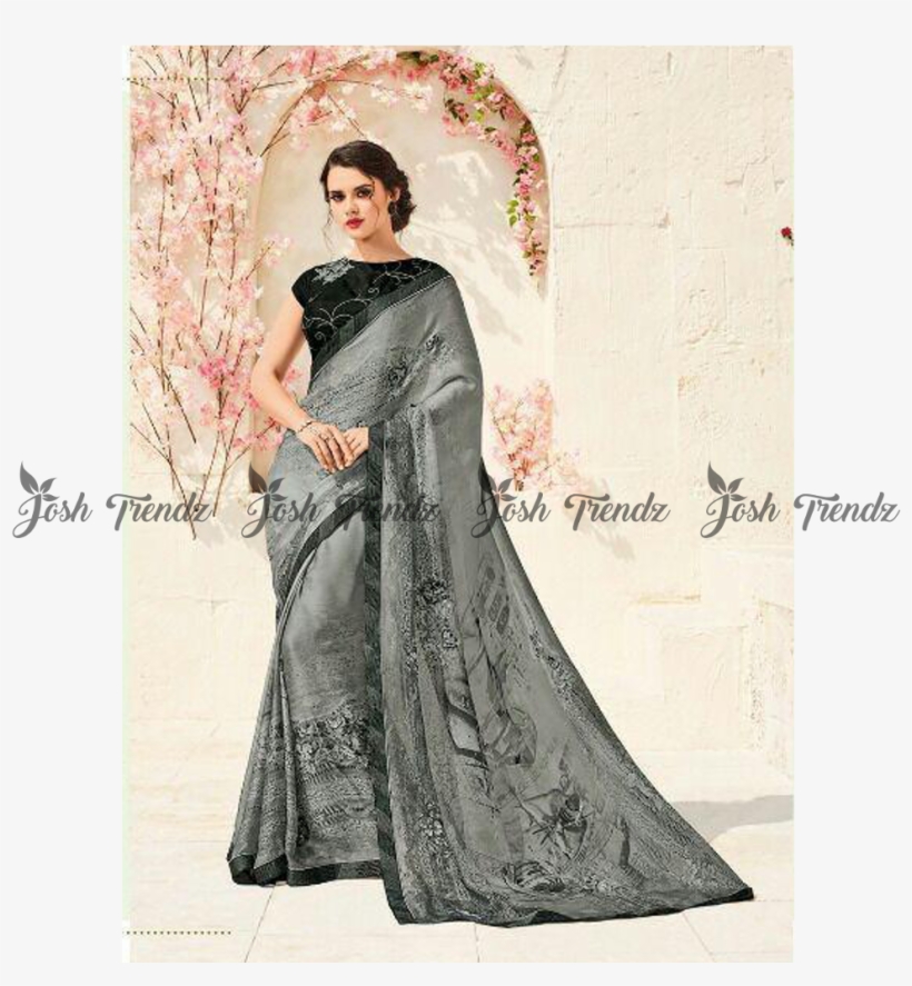 Parth Sudriti Saree Jt Ps Saree - Chiffon, transparent png #2618132
