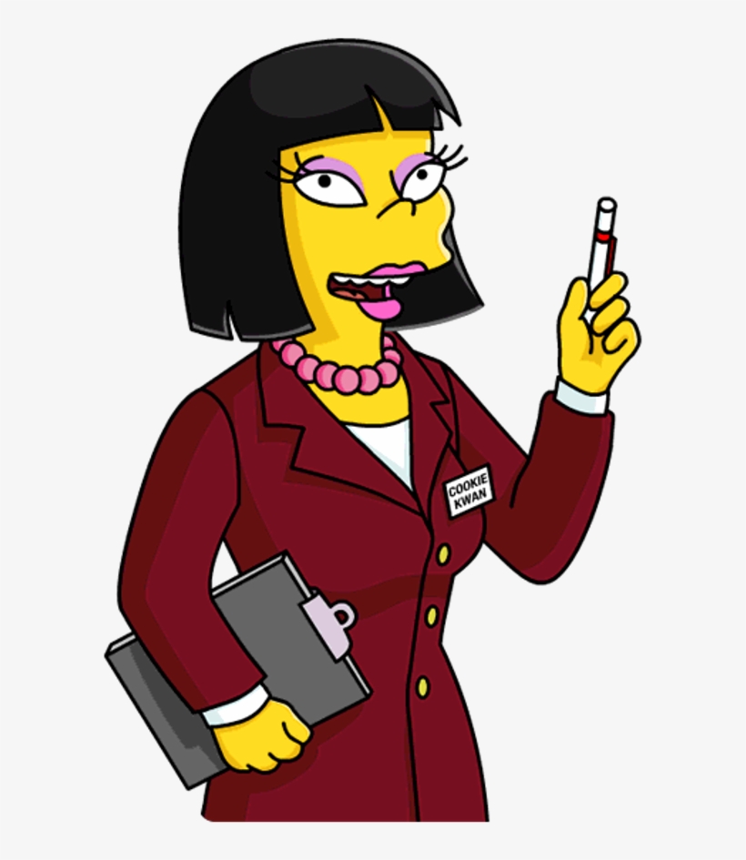 Cookie Kwan - Simpsons Cookie Kwan, transparent png #2618305