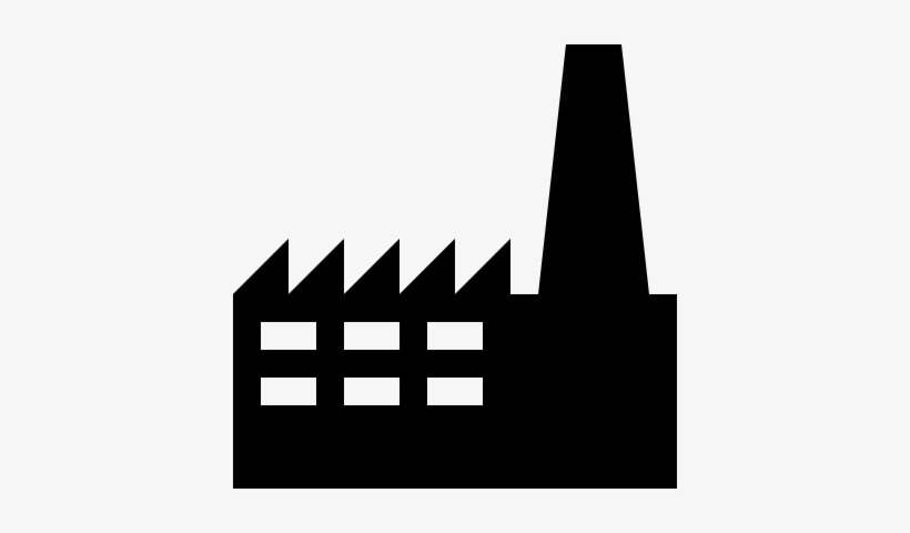 Factory Building Vector - Factory Icon Vector Png, transparent png #2618610