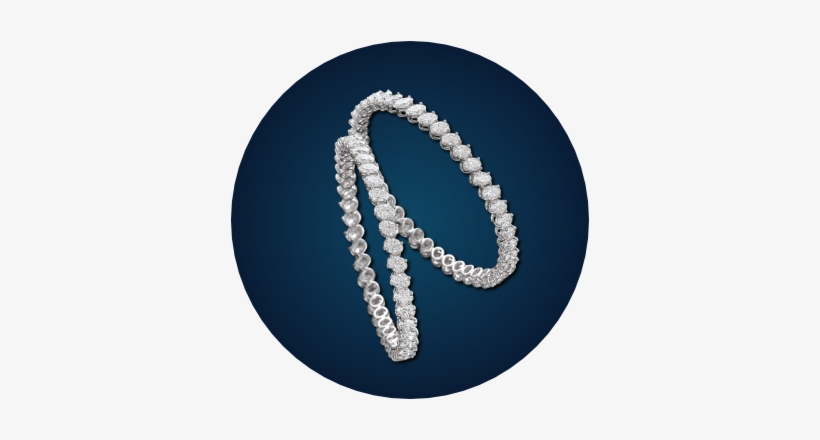 Signature Solitaire Fancy Bangle - Pearl, transparent png #2619080