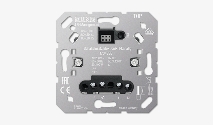 1704 Ese - Jung Switch For Roller Shutter 1730 Je, Mpn: 1730je, transparent png #2619123