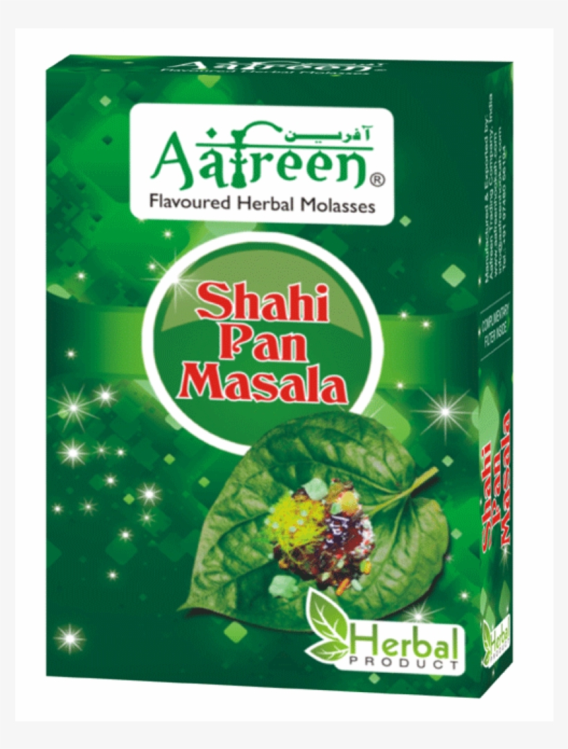 Shahi Pan Masala Herbal Hookah Flavor - Aafreen, transparent png #2619231
