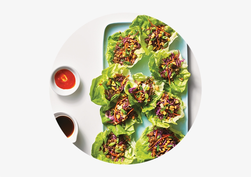 Lentil Lettuce Wraps From The Minimalist Kitchen By - Lettuce Sandwich, transparent png #2619525