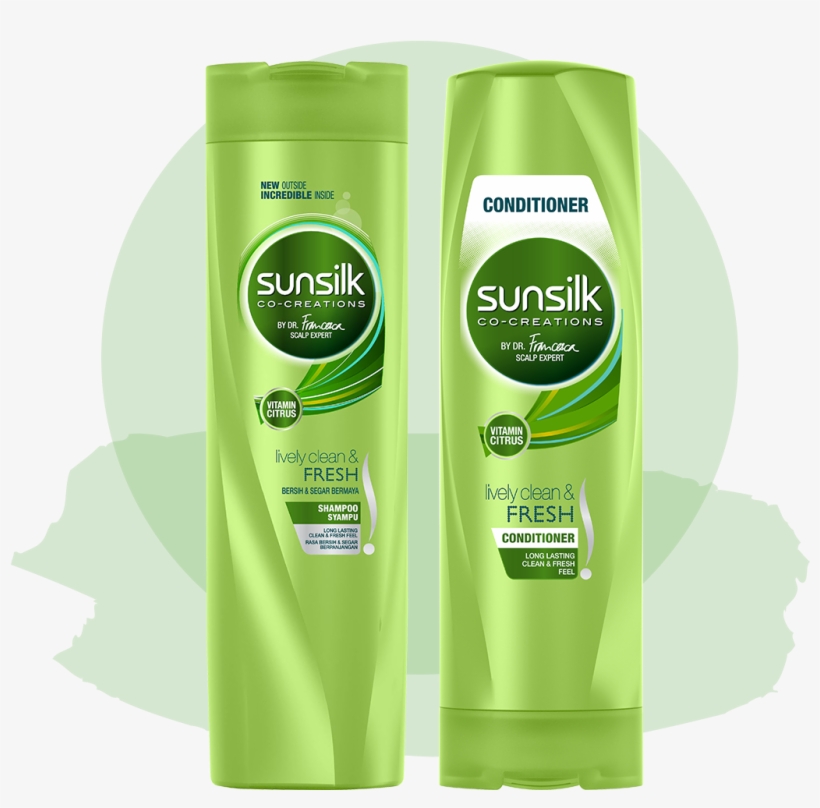 Sunsilk Fresh Shampoo, transparent png #2619656
