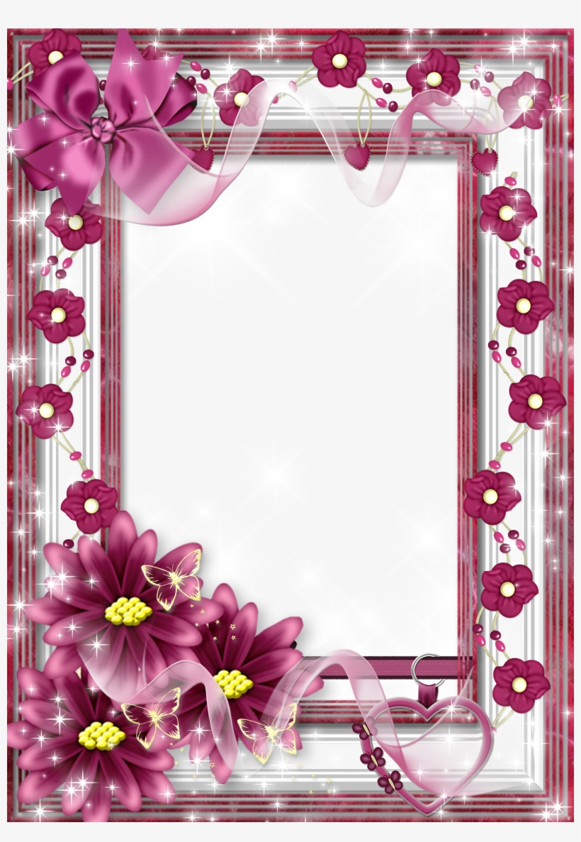 Beautiful Flowers Photo Frames, transparent png #2619826