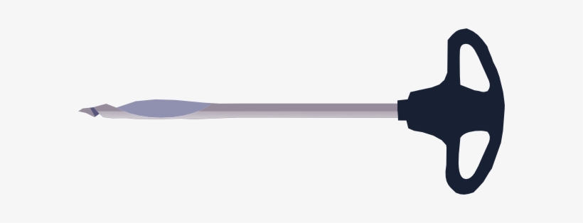 Free Vector Auger Screw Clip Art - Barrena Herramienta Png, transparent png #2620479