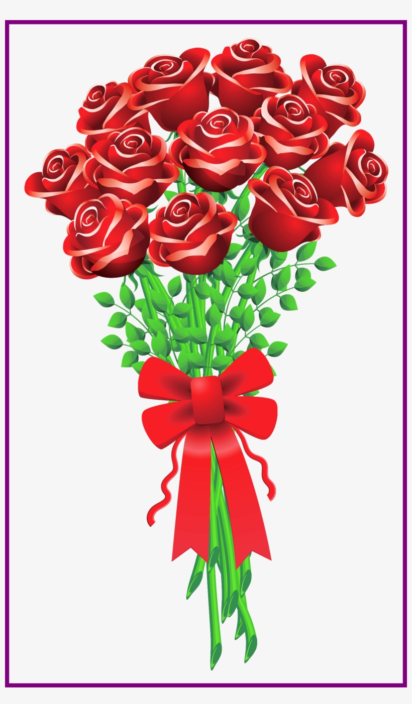 Amazing Ba A Orig Png Clipart Wedding Of Red Rose Flower - Bouquet Of Roses Art, transparent png #2620505