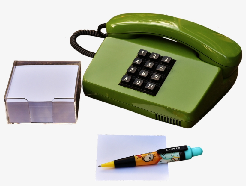 Phone Eighties Old - Business Telephone System, transparent png #2620593