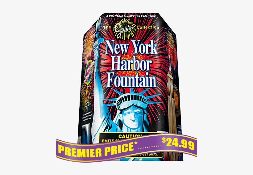 New York Harbor Fountain - Fountain, transparent png #2620722