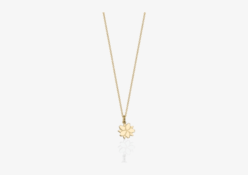 Cherry Blossom Charm Necklace - Necklace, transparent png #2621138