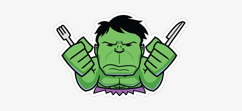 Hulk Transparent Png Sticker - Hulk Cartoon Transparent, transparent png #2621216