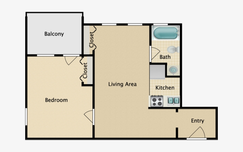 Floor Plan Photo Of 200 Fountain Apartments In New - 200 Fountain, transparent png #2621377