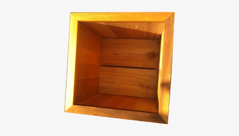 Cedar Planter Box 20 X 20 X 20 Top View - Plywood, transparent png #2621428