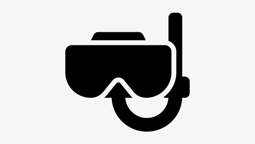 Diving Goggles Vector - Diving Icon Png, transparent png #2621610