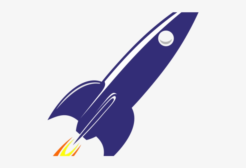 Clipart Rocket Rocket Fire - Rocket Launch Clip Art, transparent png #2622220