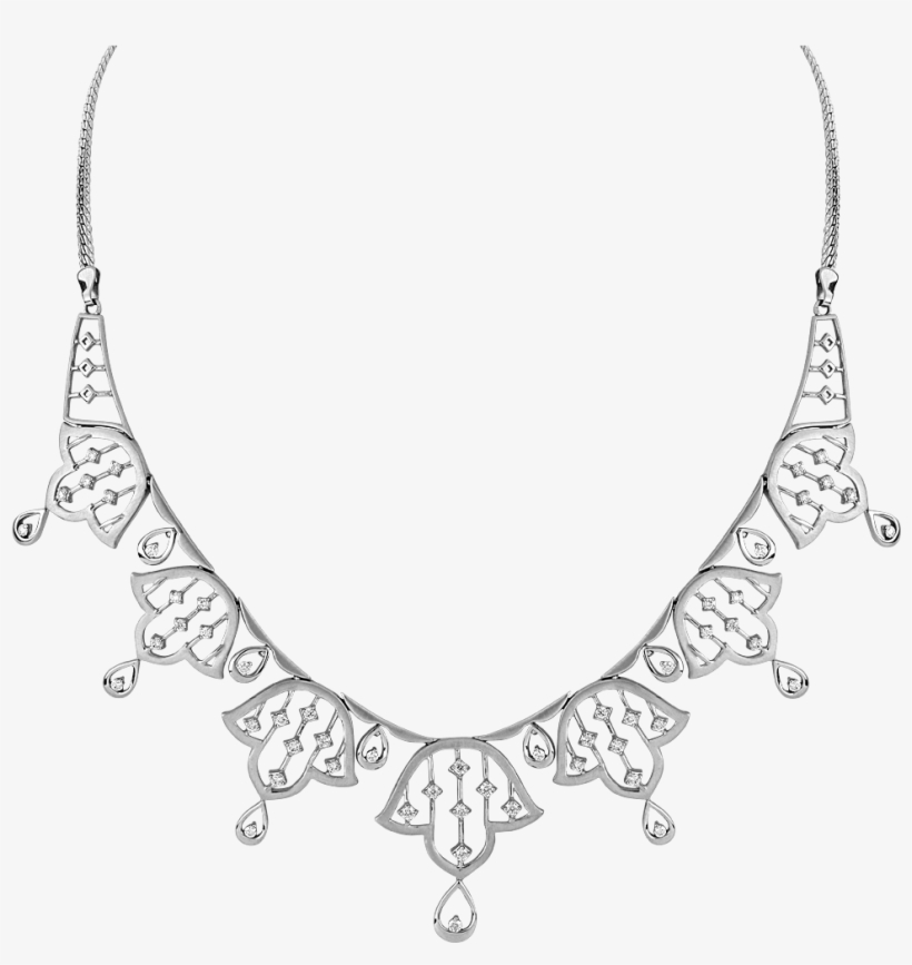 Orra Platinum Necklace - Orra Jewellery, transparent png #2622306