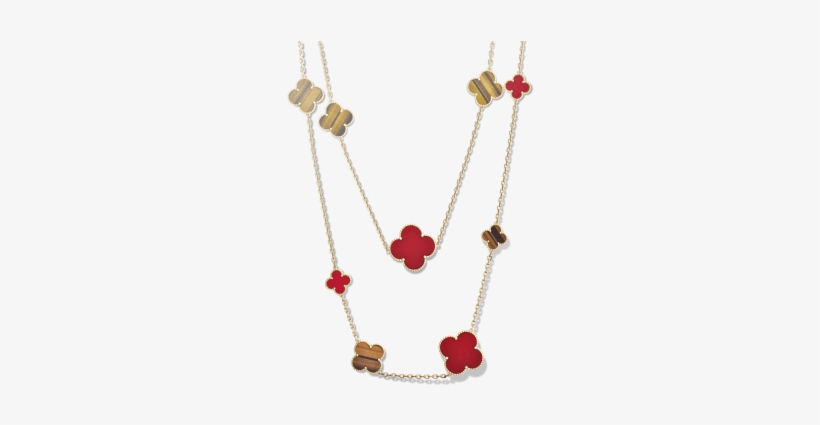 Vintage - Grey And Black Long Necklace, transparent png #2622563