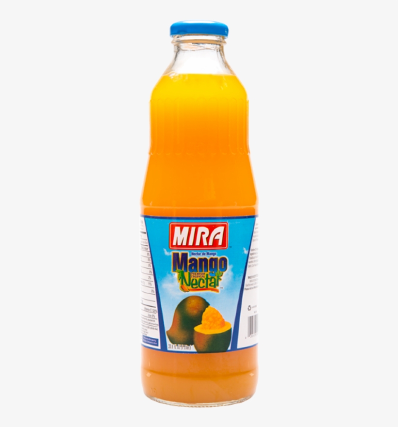 Mira Mango Juice 1l - Mira Premium Tropical Mango Nectar - 33.8 Fl Oz Carton, transparent png #2623505
