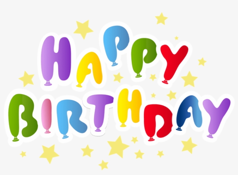 Happy Birthday Clip Art Image, transparent png #2623646