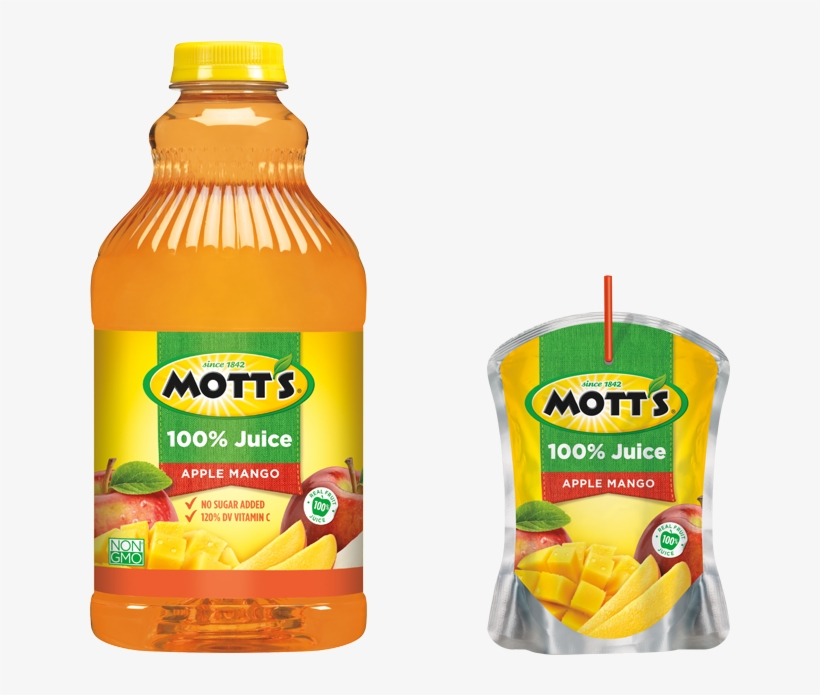 Mott's 100% Original Apple Juice, 64 Fl Oz Bottle, transparent png #2623796