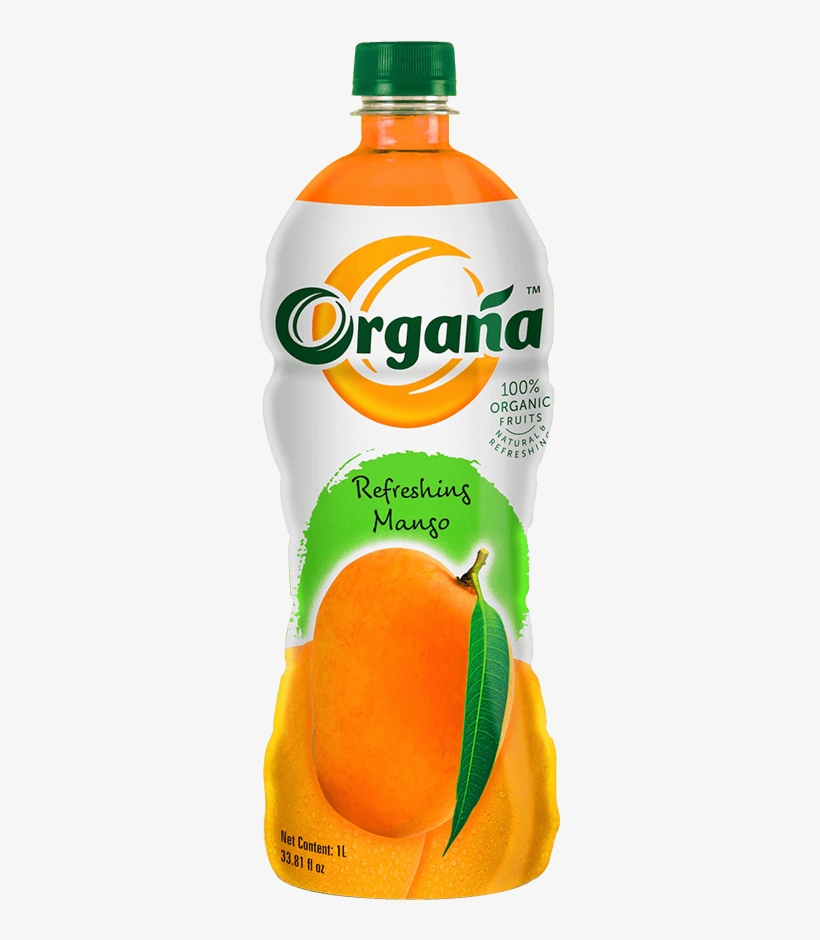 Organa Development - Organa Refreshing Organic Mango Juice 500ml, transparent png #2623854