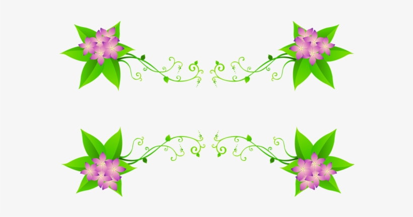 Spring Flowers Decoration Clipart - Spring Decoration Png, transparent png #2623880