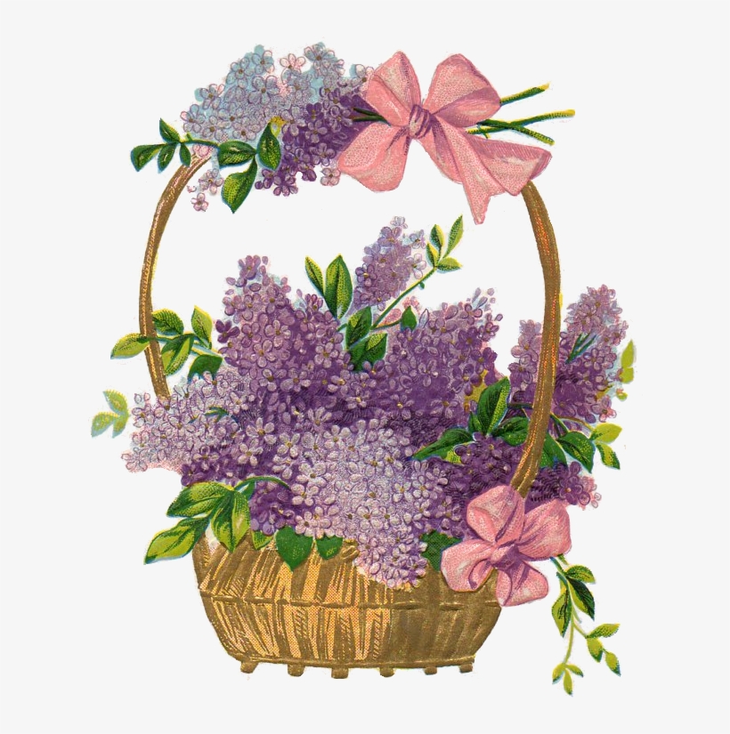 Easter Basket Png Photo - Png Vintage Easter Basket, transparent png #2624163