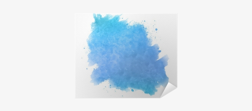 Abstract Watercolor Spot Painted Background Poster - Drawing, transparent png #2624518