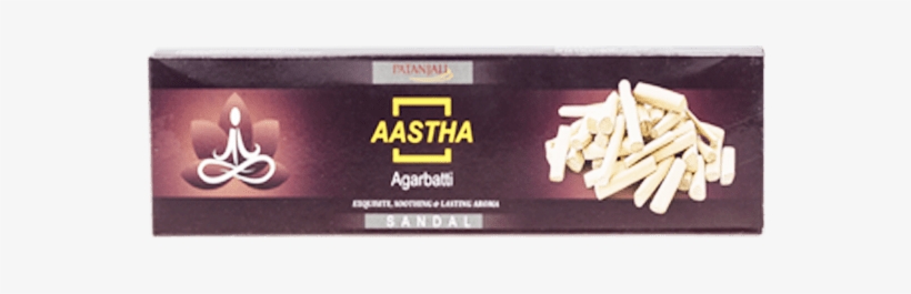 Patanjali Sandal Aastha Agarbatti, transparent png #2624674
